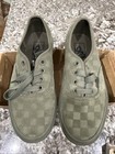 Authentic Vans  Mono Checkerboard Olive