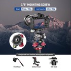 Neewer Lp64 Tripod Leveling Base 3 Axis Tri Wheel Head For Macro Photography