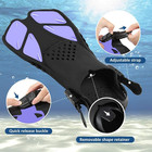 Swim Fins Snorkel Fins Snorkeling Gear Flippers For Swimming Short Diving Fins T