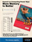 Vintage 1999 Crucial Technology 2-page Print Ad Ram Matters Micron Apple Imac