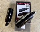 Kuryakyn Trident Iso Footpegs With Adapter Large Male Mount Black