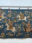 Vintage Fabulous French Aubusson Style Pictorial Figurative Motif Tapestry 