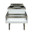 29 x 24  Underbar Ice Bin Bottle Holders  Stainless Steel