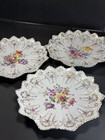 Set Of 4 Antique Dresden Franziska Hirsch Floral Plates 7 25 Hand Painted  864