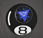 Mattel Mens Magic 8 Ball T-shirt Better Not Tell You Now Charcoal Tee Nwt S-2xl