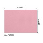Colored Copy Paper 8 3x11 7 Inch 80gsm Pink 50 Sheets