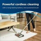 Cordless Sweep Turbo Rechargeable Carpet Sweeper Quiet   Powerful Cleaning Grey