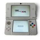 Nintendo New 3ds White Console Stylus Charger W colorful Star Cover Plates  250