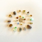 Genuine Beach Sea Bonfire Glass Unique Beautiful Colors Surf-tumbled Multi s 
