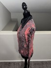 Natural Born Winner Women   s Western Show Shirt M Red black Plaid Rhinestone Zip