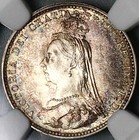 1889 Ngc Ms 66 Victoria Maundy 3 Pence Great Britain Silver Coin  22080901c 