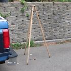 Vintage Keuffel   Esser Wooden Tripod Surveyor Level Transit Tripod 59 