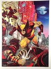 1989 Bad Night For Ninjas Wolverine Jim Lee Signed Lithograph Print 1167 2500