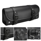 12   Motorcycle Fork Tool Bag Saddlebag Storage Pouch Luggage Handlebar Leather