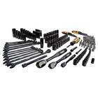 Dewalt Black Chrome Mechanics Tool Set  184-piece  W  Hard Case Dwmt45184