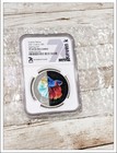 2021 Cook Islands Eclectic Nature Fighting Fish 1oz  999 Silver Ngc Pf69 Uc