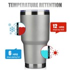 30oz Tumbler Double Wall Vacuum Insulated Travel Mug  Stainless Steel Tumbler   