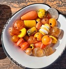 Rare Old Translucent Orange Antique Trade Beads Exact Beads 