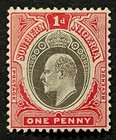 Travelstamps  1907 Southern Nigeria Stamps Sc  22  Mint Original Gum Hinged