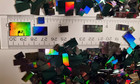 Huge Lot 7 Ounces Genuine Silicon Semiconductor Ic Chip Die Patterns 200gr  te4
