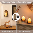 Vintage Wall Candle Holders  Retro Bronze Wall Sconces Set Of Two