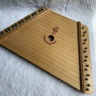 Nepenenoyka Dulcimer Wooden Lap Harp Music Maker Musical Instrument Russian Vtg