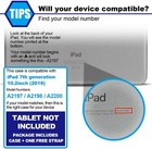 For Ipad 9th 8th 7th 5th 6th Gen Pro Mini Air Wallet Smart Flip Stand Case Cover