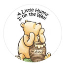 Classic Pooh Baby  a Little Hunny   Edible Image Rounds  Wafer Paper  Pre Cut 