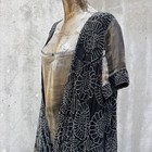 Antique 1920s Completely Beaded Flower Gown Silver Lam   Full Length Dress Vtg