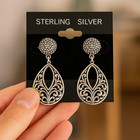 Pack Of 100 Black Hanging Earring Or Necklace Cards  Jewelry Display