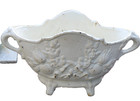 Old Vintage French Jardiniere Cast Iron Footed Planter