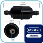 Appli Parts Apfd-032 Liquid Line Filter Drier 1 4in Sae Flare Connection Univers