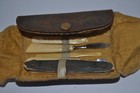 Vintage Manicure Set In Case