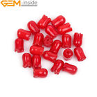Carved Tulip-shaped Flower Coral Stone Beads For Jewelry Making 15   Wholesale