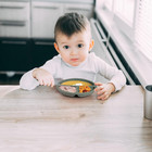Toddler Plates 3 Pack  Divided Suction Plates For Baby  100  Food Grade Silicone