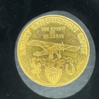 1927 Lucky Lindbergh Coin Flight New York Paris Good Luck Token St Louis Mo