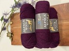 Luxury Purple Color Alpaca Yarn 500 Grams