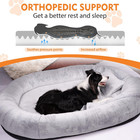 Human Dog Bed For Adults And Pets 71 x45 x14  Human Size Giant Dog Bed washable
