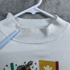 Vintage Hanes Christmas Crewneck Sweatshirt Women   s M Medium Large 90s Holiday