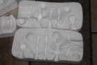 Huge Mixed Lot Of 11 Vintage Doll Cast Molds Aquarius Parker Levi Seeley