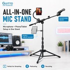 Guitto Gms-04 70in Boom Microphone Stand Phone Tablet Holder Tripod Mic Stand