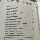Original  Vintage Arcade Video Game Owners Manual Galaxian Midway With Schematic