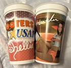 Hooters Usar Collector Cups Lot Of 2 Models Shellie   Heather