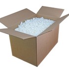 2 5 Cubic Foot Box Of Ecoflo Biodegradable Loose Void Fill Packing Peanuts