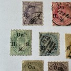 India Stamps On H m s  Ovpts King George V   Victoria Lot Of 10 Different  4