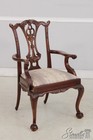 L73958  Set Of 6 Maitland Smith Chippendale Mahogany Dining Room Chairs