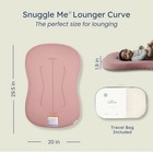 Snuggle Me Baby Lounger Curve Organic Cotton Travel Bag Gumdrop  Brand New