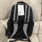 Under Armour Unisex Ua Hustle 5 0 Backpack Black   Gray Nwt School Sports Hiking
