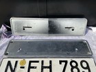 70s German Nuremberg License Plate Pair From A 1970 280se Coupe