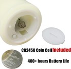  Timer Flameless Votive Candles 2 Inch X 3 Inch   Flickering Small Led P